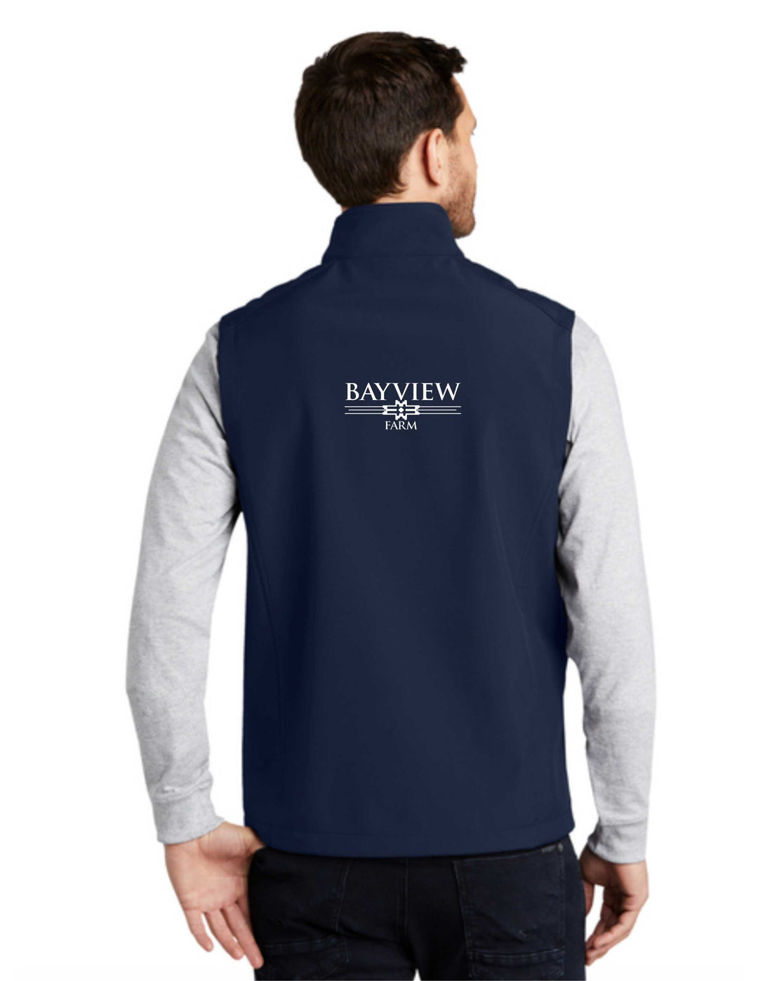BAYVIEW FARM PORT AUTHORITY MENS SOFTSHELL VEST