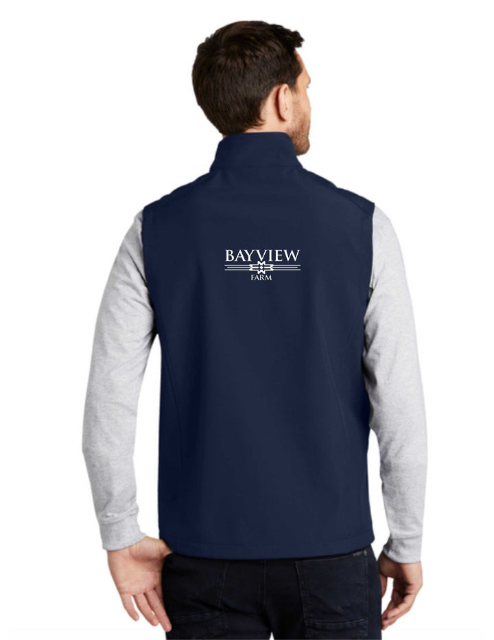 BAYVIEW FARM PORT AUTHORITY MENS SOFTSHELL VEST