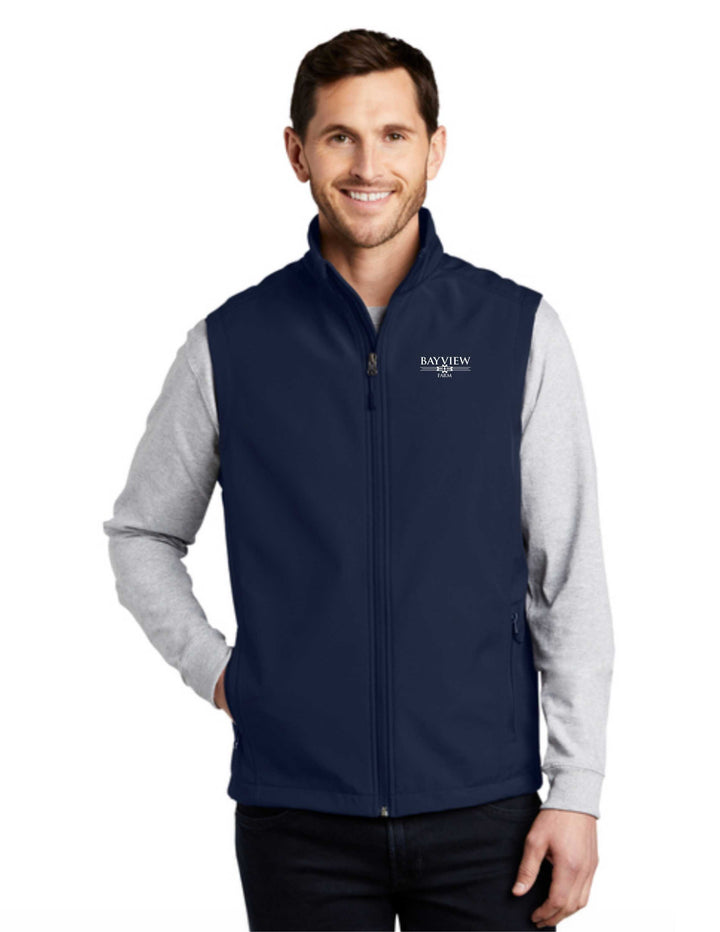 BAYVIEW FARM PORT AUTHORITY MENS SOFTSHELL VEST