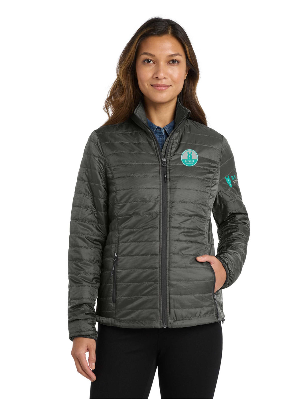 BAYVILLE EQUESTRIAN PORT AUTHORITY WOMENS PUFFER JACKET
