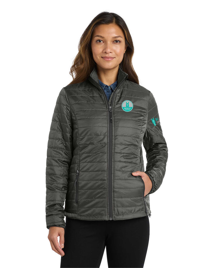 BAYVILLE EQUESTRIAN PORT AUTHORITY WOMENS PUFFER JACKET