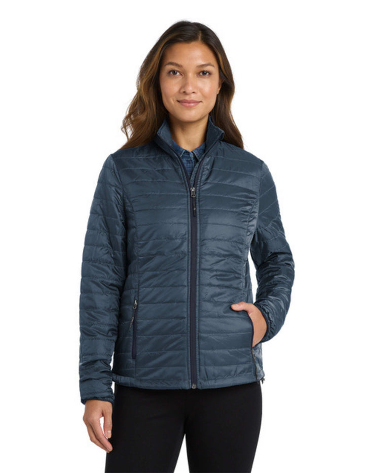 RIVER WOOD STABLES PORT AUTHORITY WOMENS PUFFER JACKET