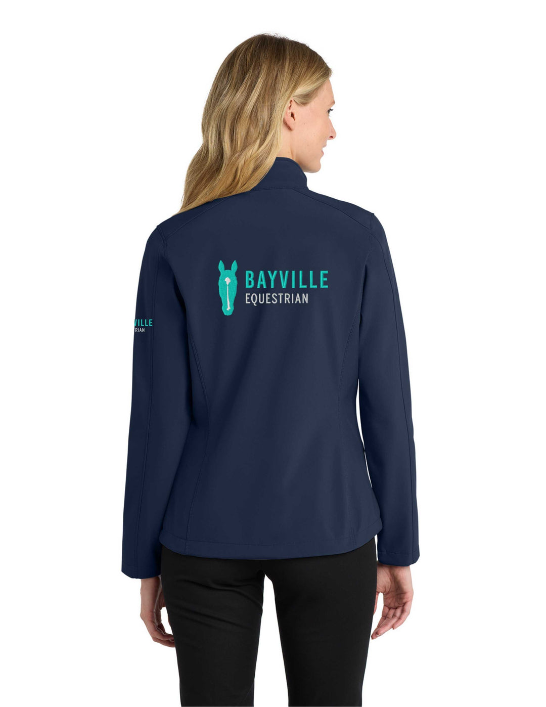 BAYVILLE EQUESTRIAN PORT AUTHORITY WOMENS SOFT SHELL JACKET