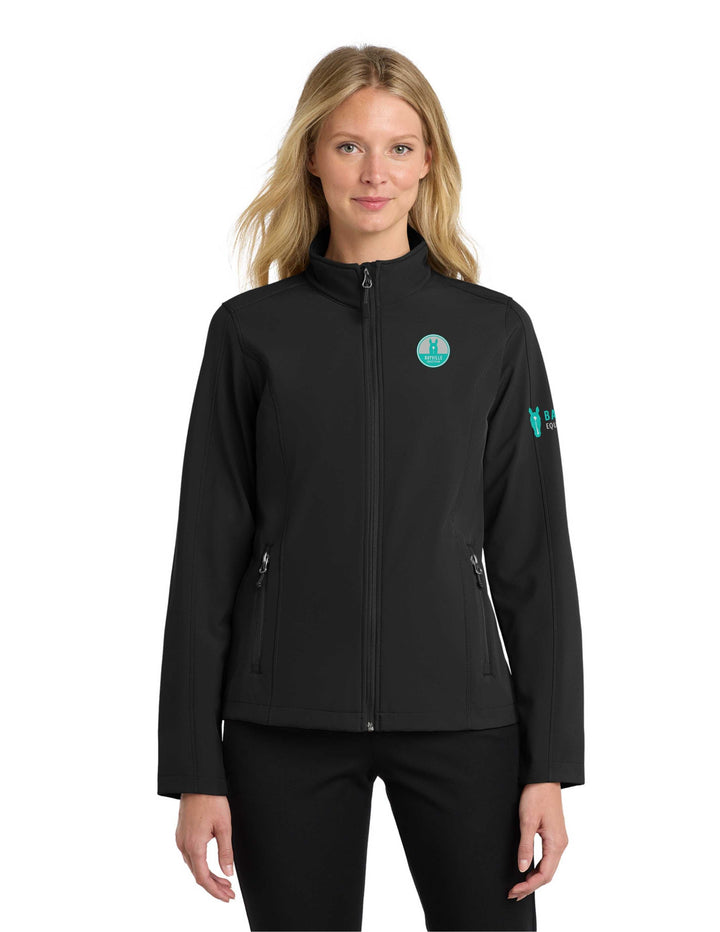 BAYVILLE EQUESTRIAN PORT AUTHORITY WOMENS SOFT SHELL JACKET