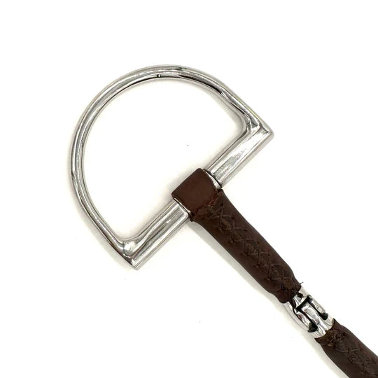 AJR PONY LEATHER HINGE D RING