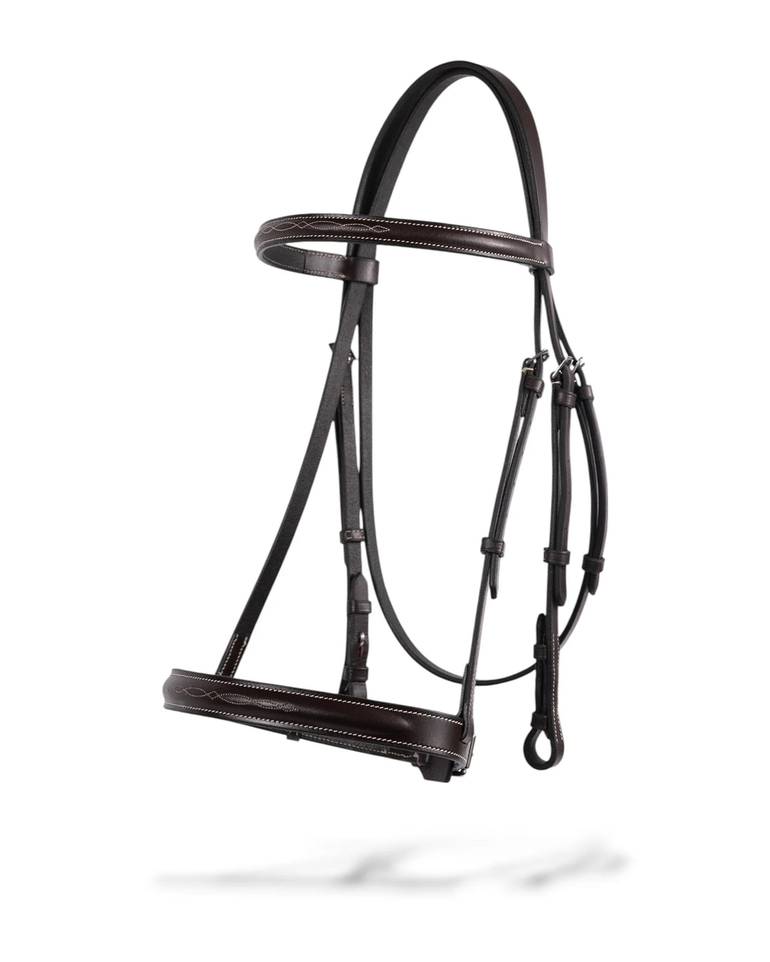 JAE 1" HUNTER BRIDLE WITH REINS.
