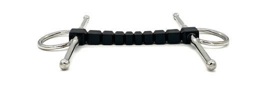 AJR RUBBER BLOCK FIXED FULL CHEEK BIT