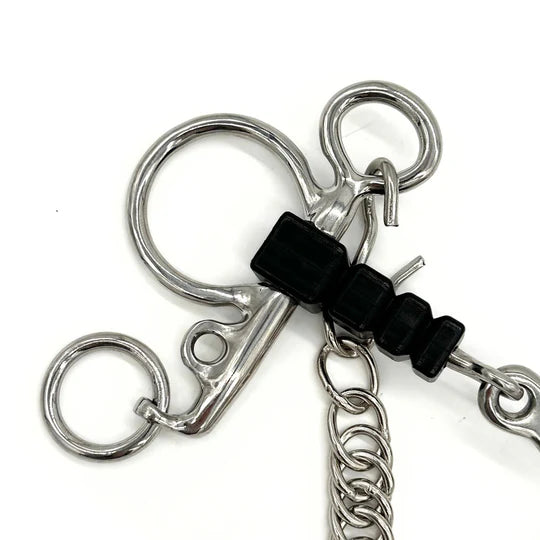 AJR RUBBER BLOCK FRENCH LINK BABY PELHAM