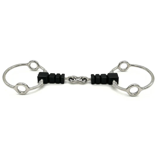 AJR RUBBER BLOCK FRENCH LINK FIXED GAG