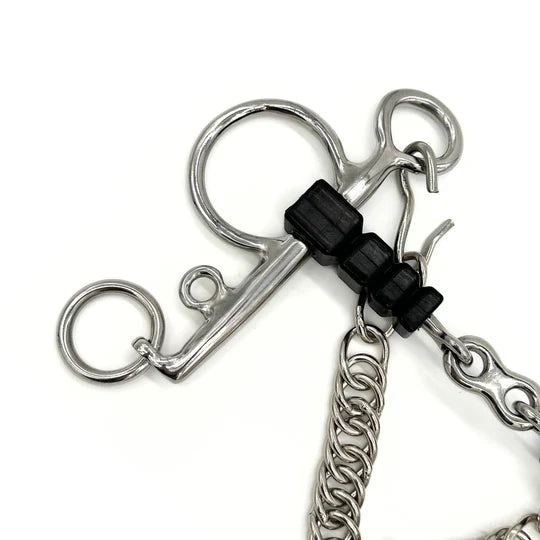 AJR RUBBER BLOCK FRENCH LINK PELHAM