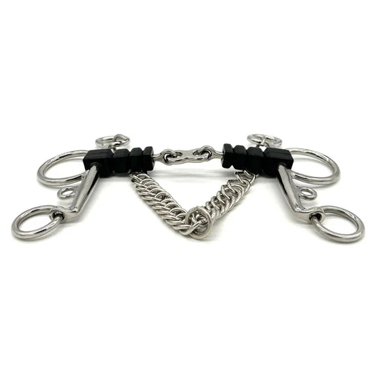 AJR RUBBER BLOCK FRENCH LINK PELHAM