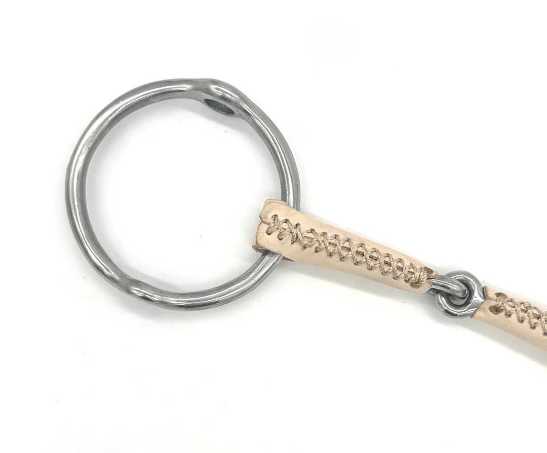 JAE SINGLE JOINTED LEATHER COVERED LOOSE RING GAG