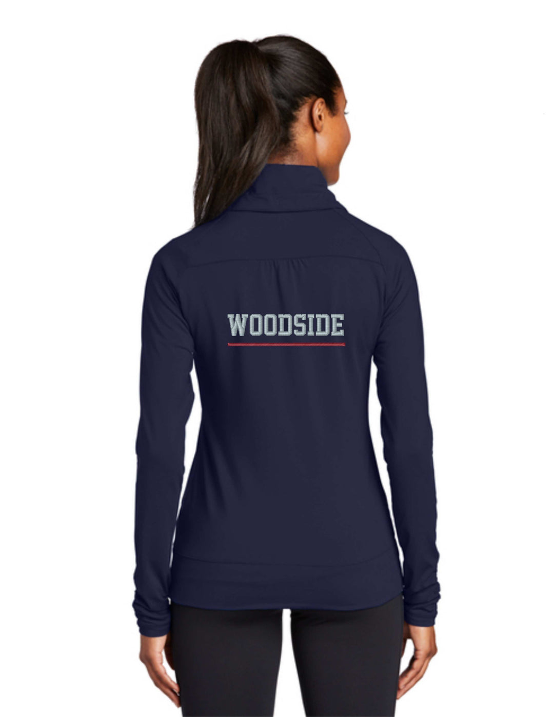 WOODSIDE STABLES SPORT-TEK WOMENS FULL ZIP