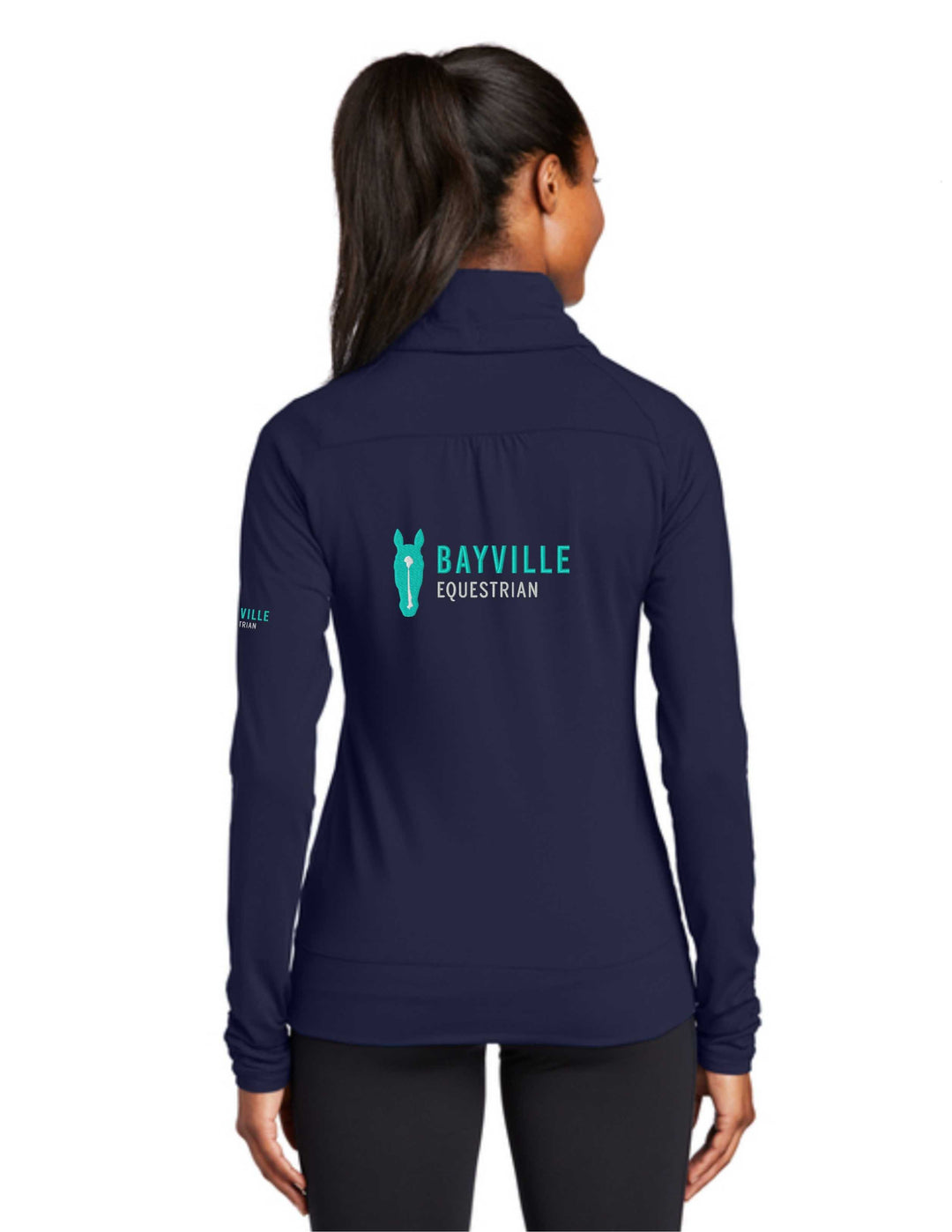 BAYVILLE EQUESTRIAN SPORT-TEK WOMENS FULL ZIP