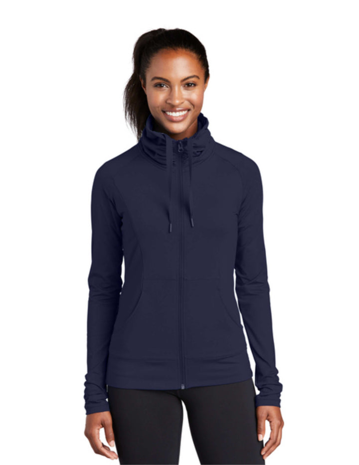 WOODSIDE STABLES SPORT-TEK WOMENS FULL ZIP
