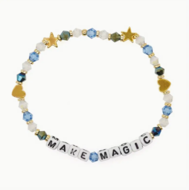 BEADED MANTRA BRACELET