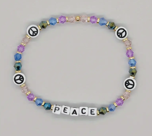 BEADED MANTRA BRACELET