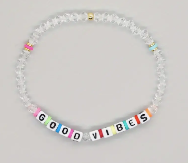 BEADED MANTRA BRACELET