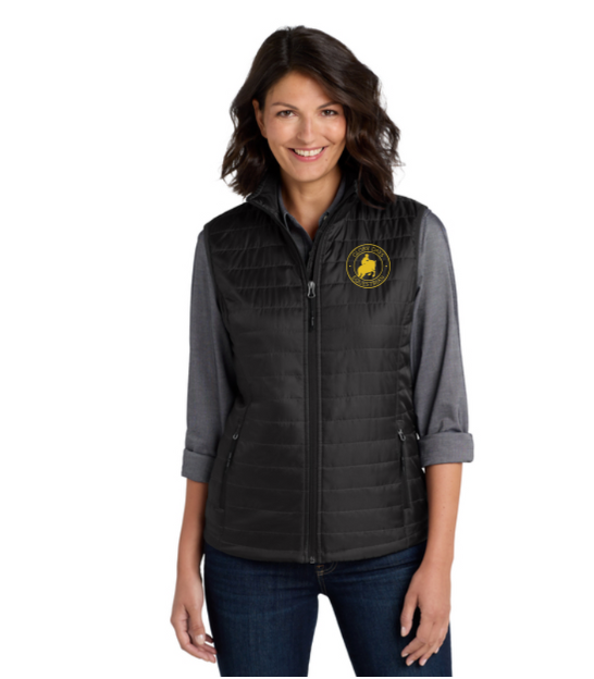 GLORY DAYS EQUESTRIAN PORT AUTHORITY WOMENS PUFFER VEST