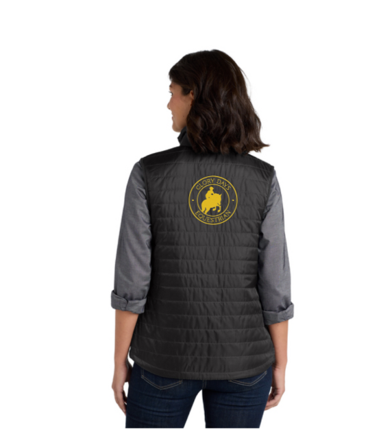 GLORY DAYS EQUESTRIAN PORT AUTHORITY WOMENS PUFFER VEST