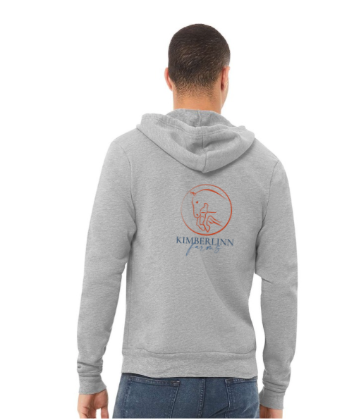 KIMBERLINN FARMS BELLA + CANVAS UNISEX FULL ZIP HOODIE