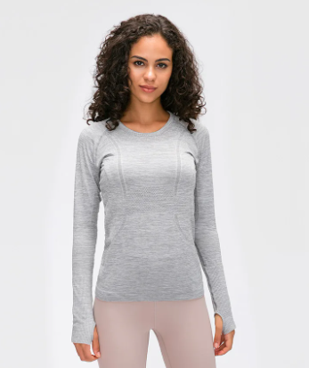 KIMBERLINN LADIES SEAMLESS LONG SLEEVE