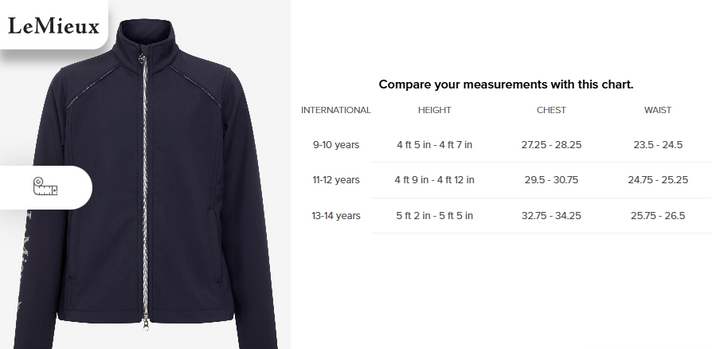 RED GATE FARM LE MIEUX YOUTH SOFT SHELL JACKET