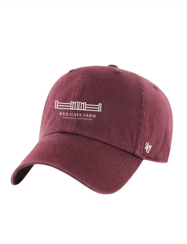 RED GATE FARM 47 BRAND BASEBALL HAT
