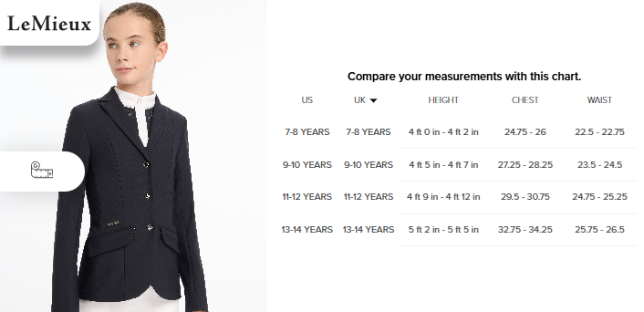 LeMieux Young Rider Kennedy Show Jacket