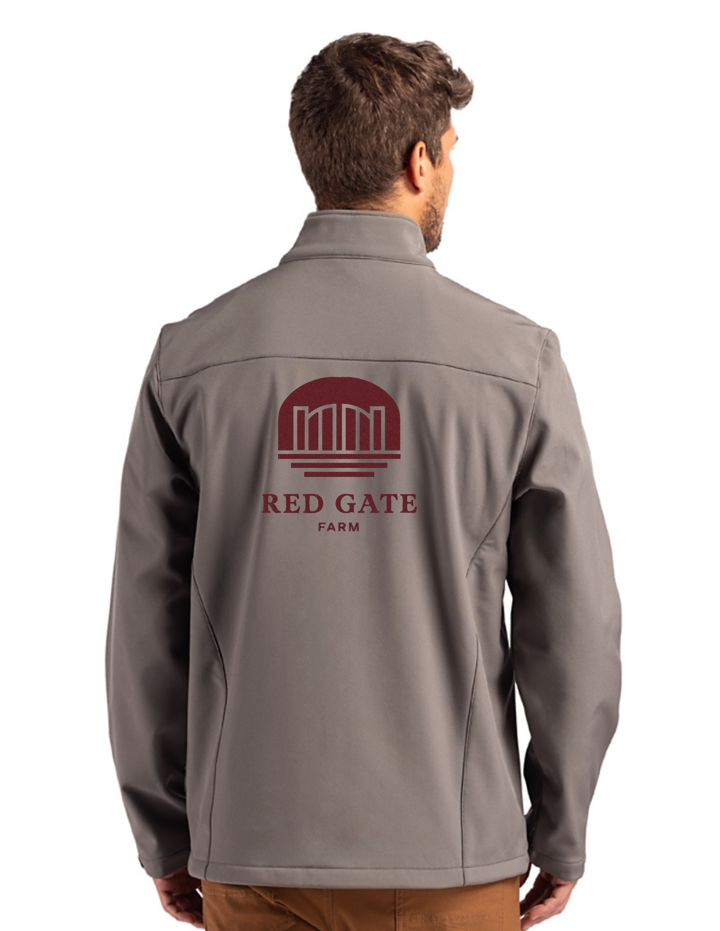 RED GATE FARM CUTTER & BUCK MENS' WATERPROOF JACKET