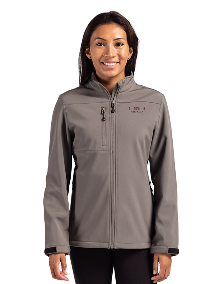 RED GATE FARM CUTTER & BUCK WOMENS' WATERPROOF JACKET