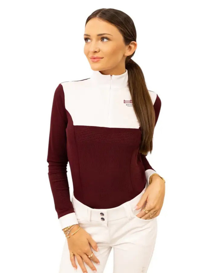 RED GATE FARM EQUISITE WOMENS LONG SLEEVE SHOW SHIRT