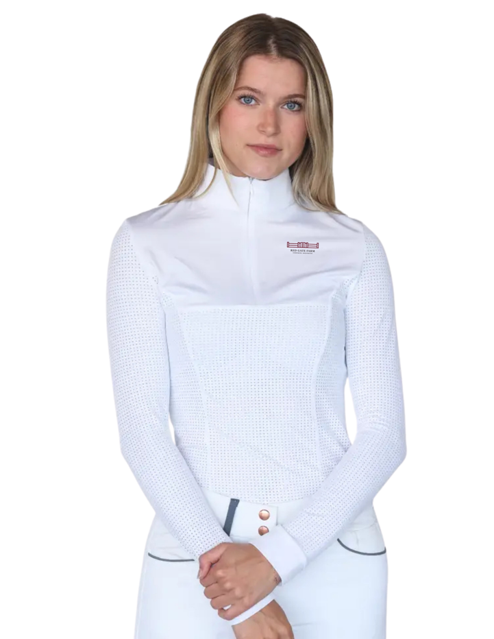 RED GATE FARM EQUISITE WOMENS LONG SLEEVE SHOW SHIRT