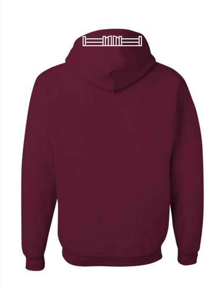 RED GATE FARM JERZEES UNISEX HOODED SWEATSHIRT