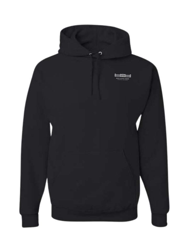 RED GATE FARM JERZEES UNISEX HOODED SWEATSHIRT