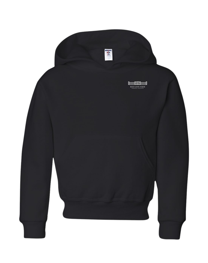 RED GATE FARM JERZEES YOUTH HOODED SWEATSHIRT