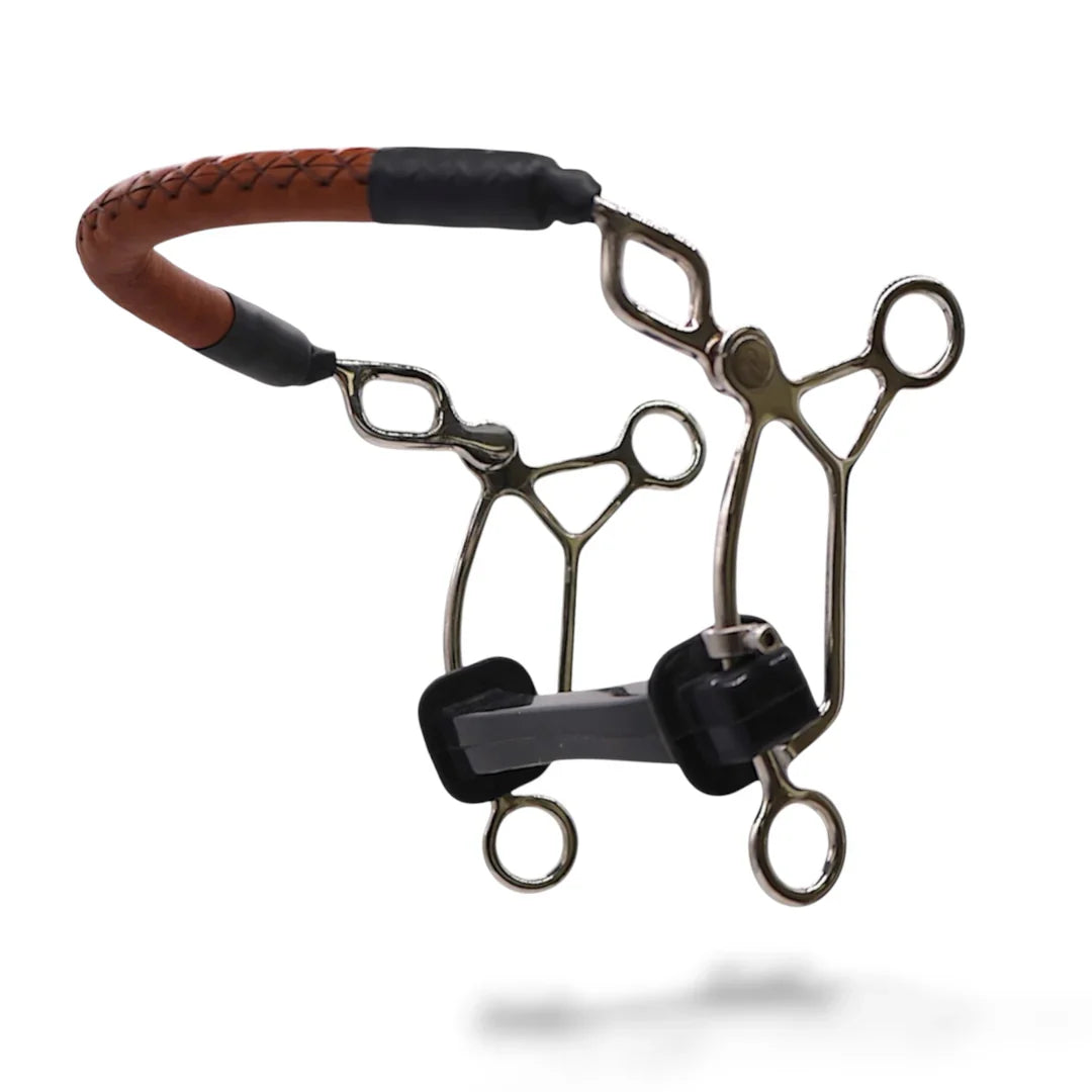 AJR Siloflex Hackabit with Leather Covered Nose Short Shank