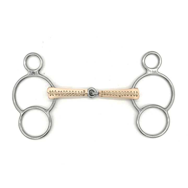 JAE SINGLE JOINTED LEATHER COVERED 2 RING