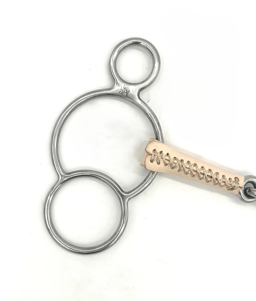 JAE SINGLE JOINTED LEATHER COVERED 2 RING