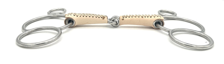 JAE SINGLE JOINTED LEATHER COVERED 2 RING