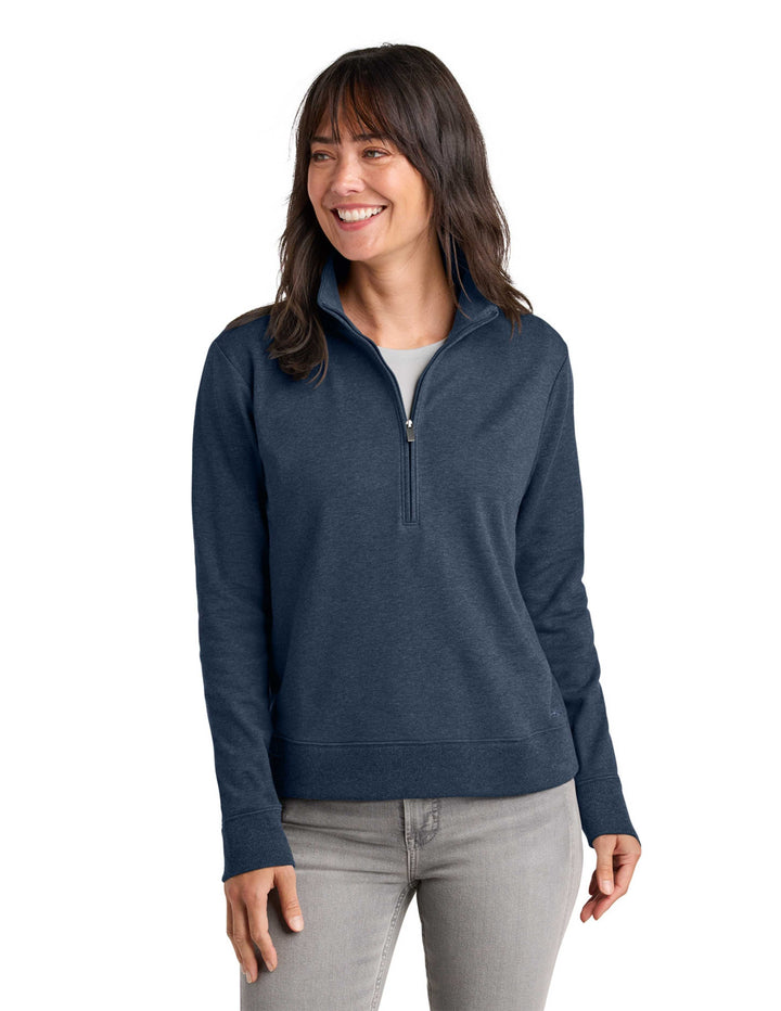 MAGNOLIA RIDGE TRAVIS MATHEW WOMENS 1/4 ZIP SWEATER