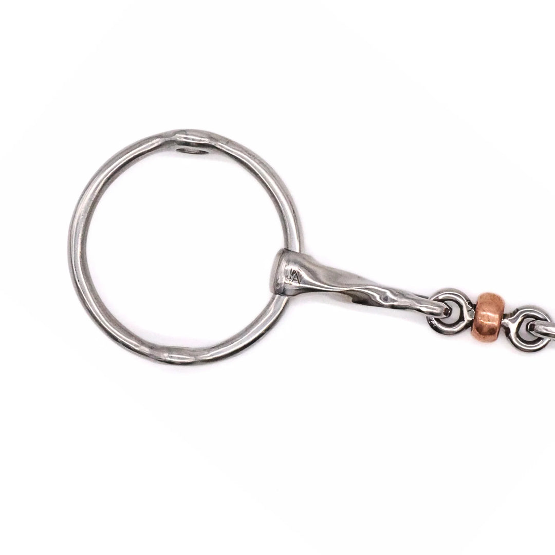 JAE TWISTED COPPER ROLLER LOOSE RING GAG