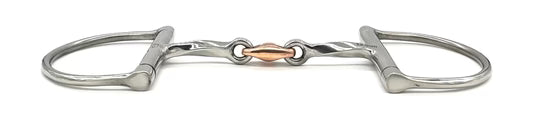 AJR TWISTED D WITH COPPER FRENCH LINK BIT