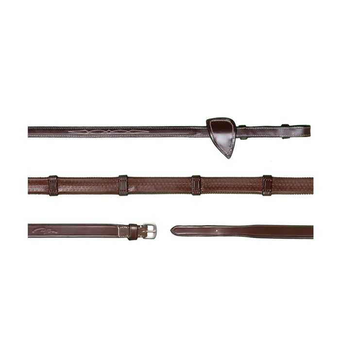 DYON 1/2' RUBBER REINS WITH LOOPS