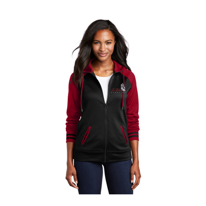 INTUNE EVENTING WOMEN'S VARSITY FLEECE JACKET