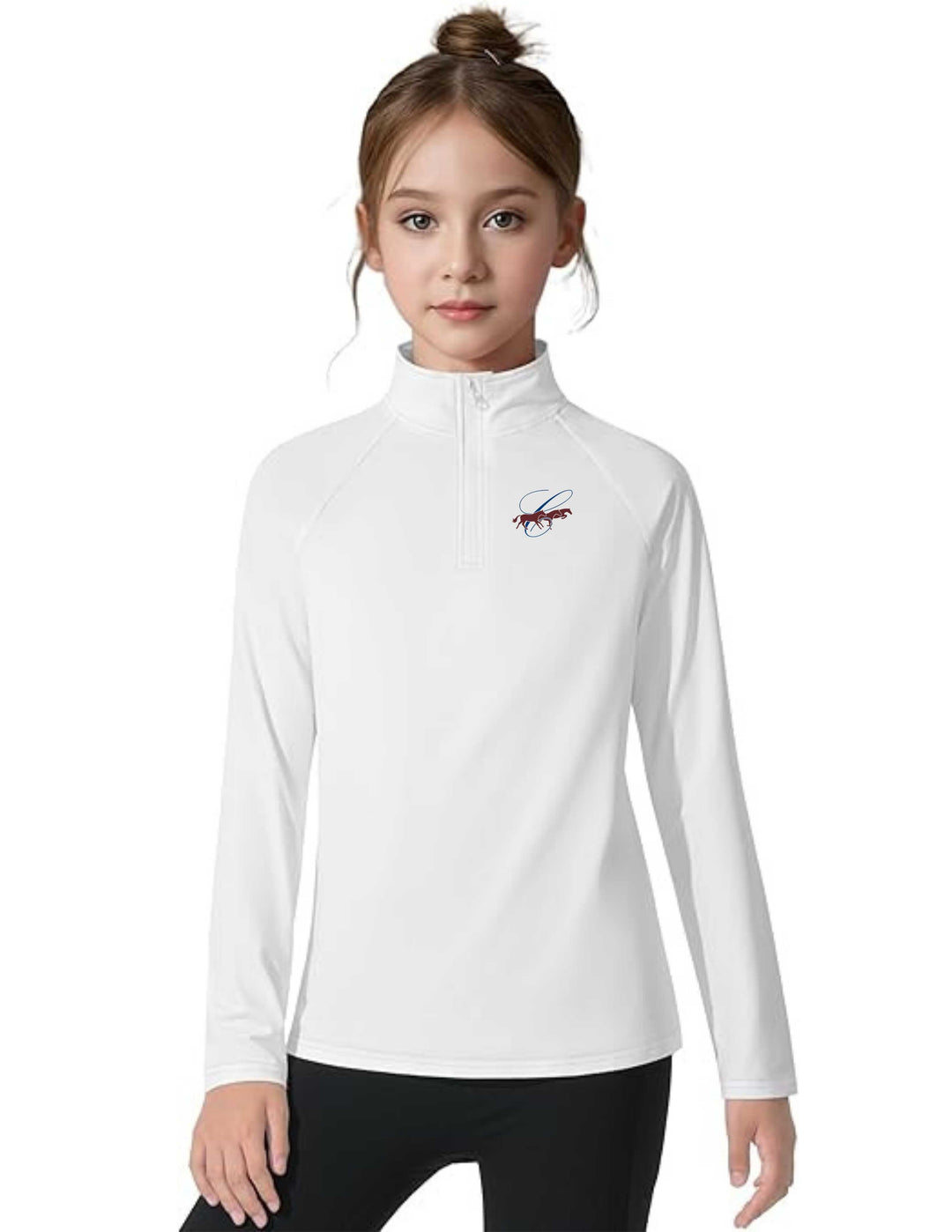HUNTERVILLE CAVALLO HORSEPLAY YOUTH LONG SLEEVE SUNSHIRT