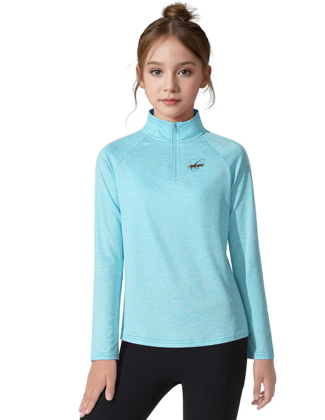 HUNTERVILLE CAVALLO HORSEPLAY YOUTH LONG SLEEVE SUNSHIRT