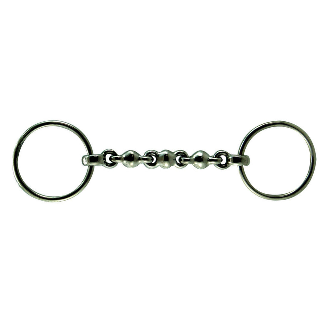 STAINLESS STEEL WATERFORD RING SNAFFLE BIT