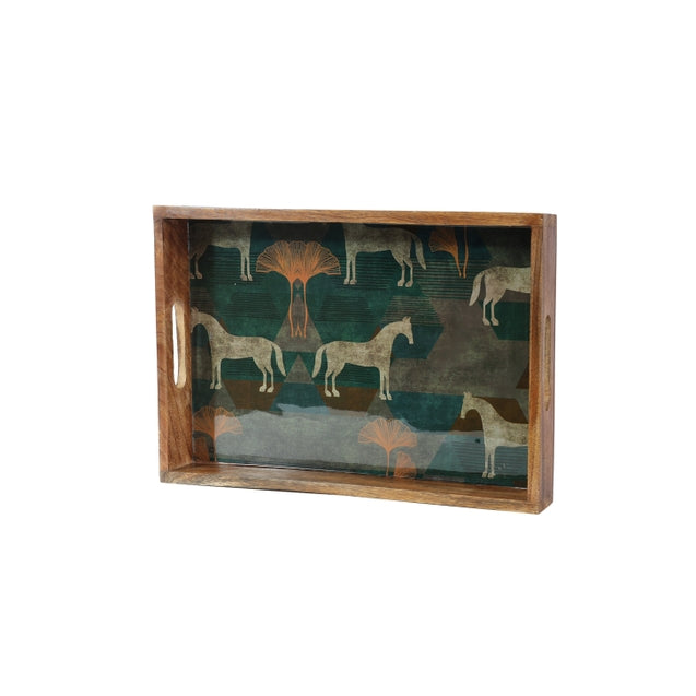 HORSE RESIN TRAY