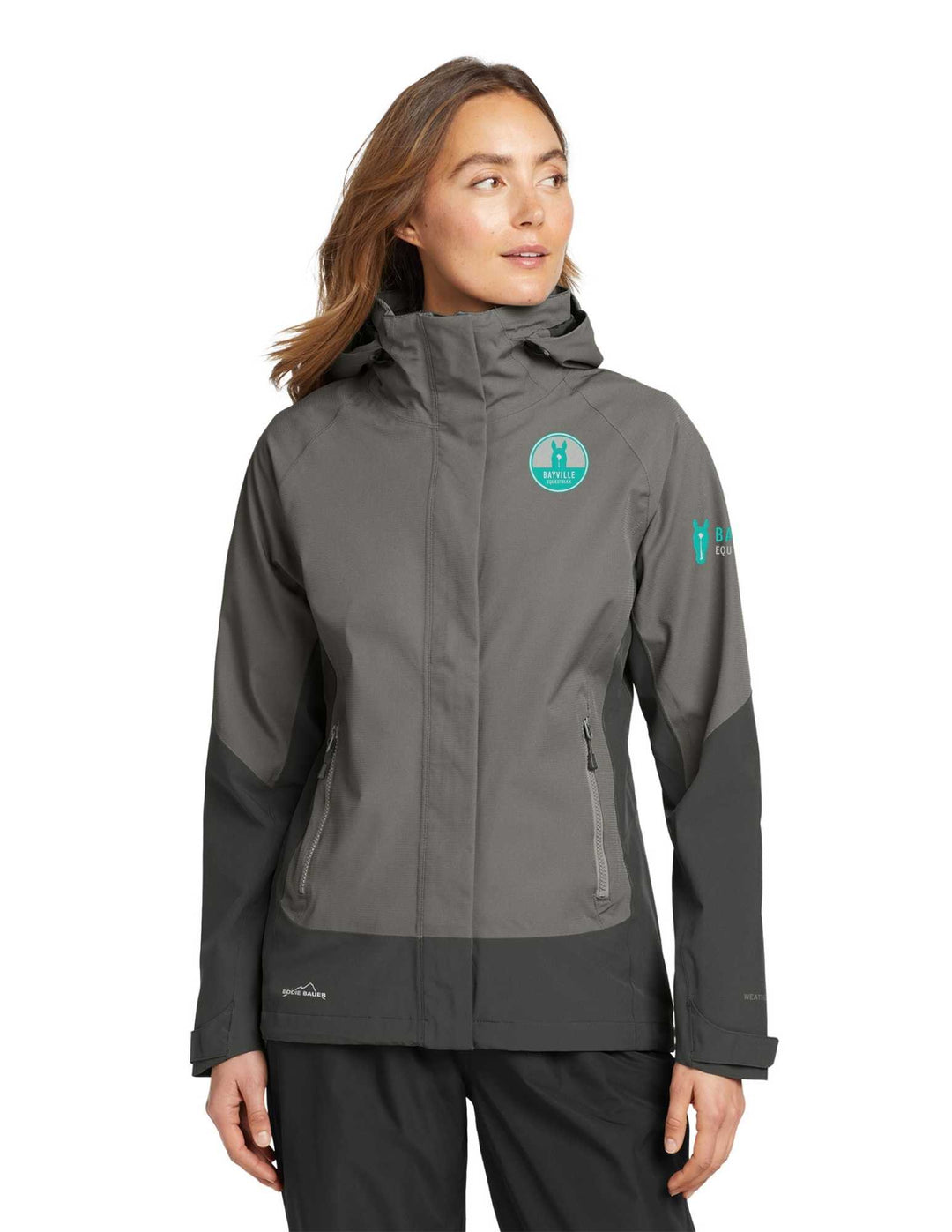 BAYVILLE EQUESTRIAN EDDIE BAUER WOMENS RAIN JACKET
